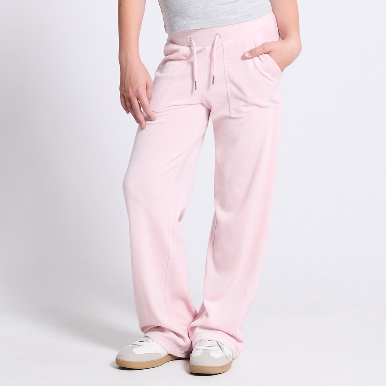 Velour pants "Ella star" Pink 2